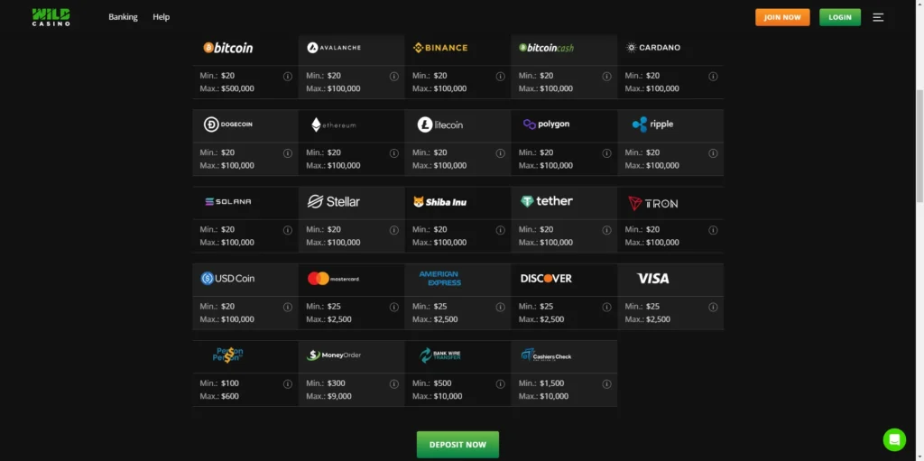 Payment Methods: Deposits and Withdrawals